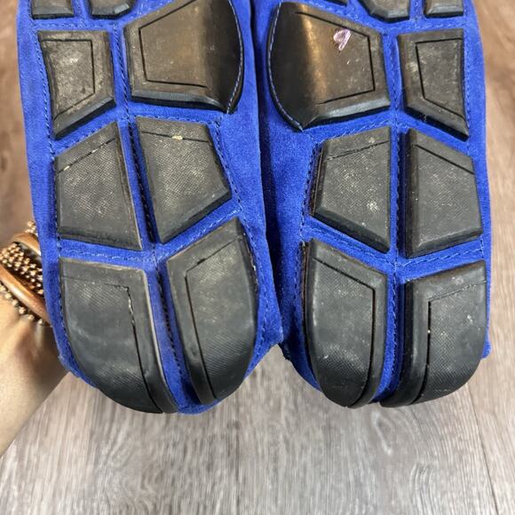 Polo Ralph Lauren Cobalt Blue Suede Loafer, Men\'s size 9